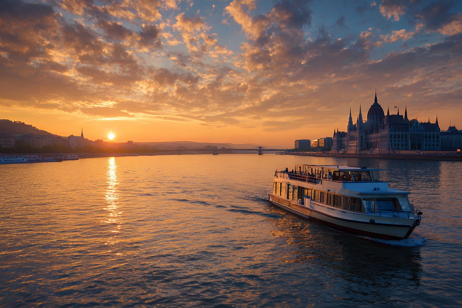 View of the River Danube in Budapest