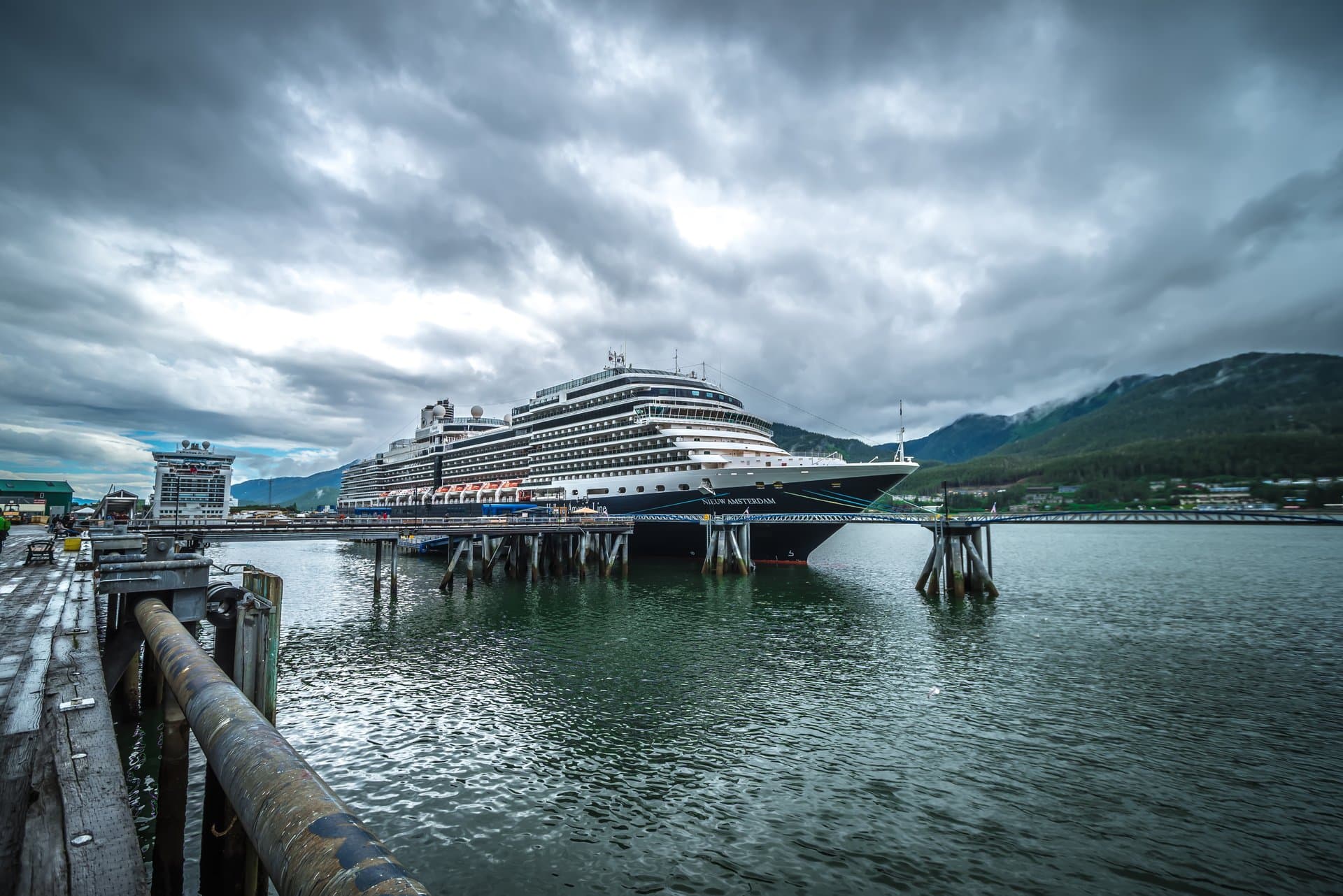 Port of Juneau, Alaska and street scenes