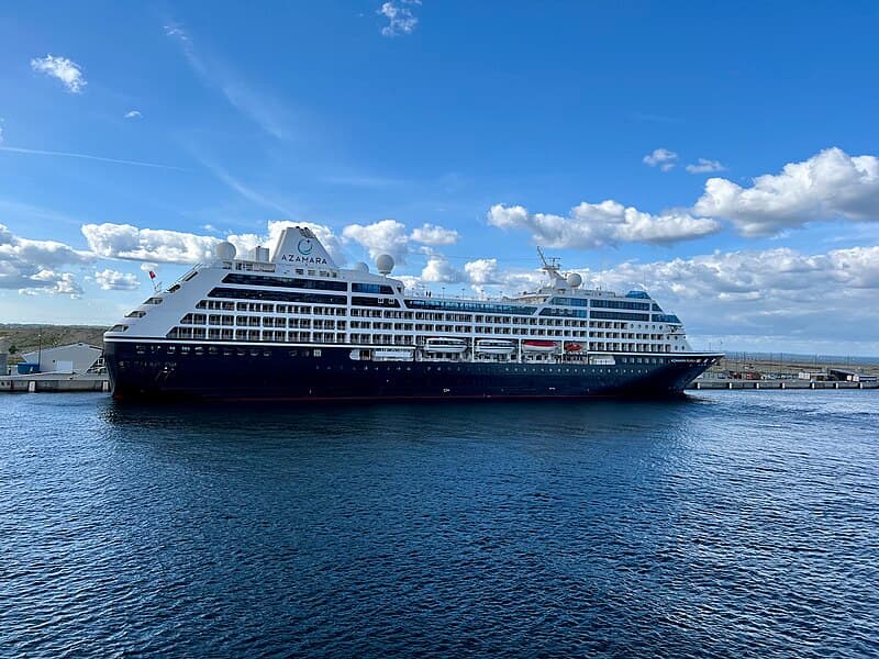 Azamara Pursuit sailing from Vancouver, British Columbia