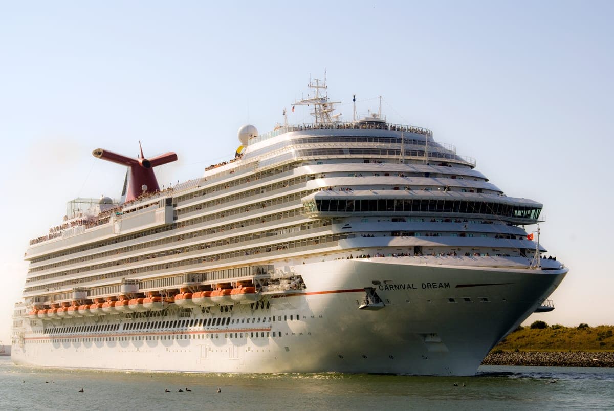 Carnival Dream sailing from Galveston, Texas