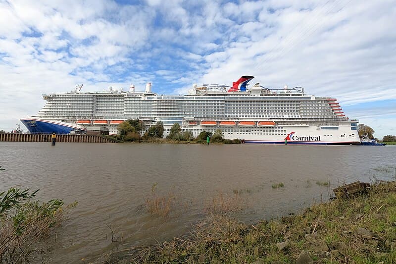Carnival Jubilee sailing from Galveston, Texas
