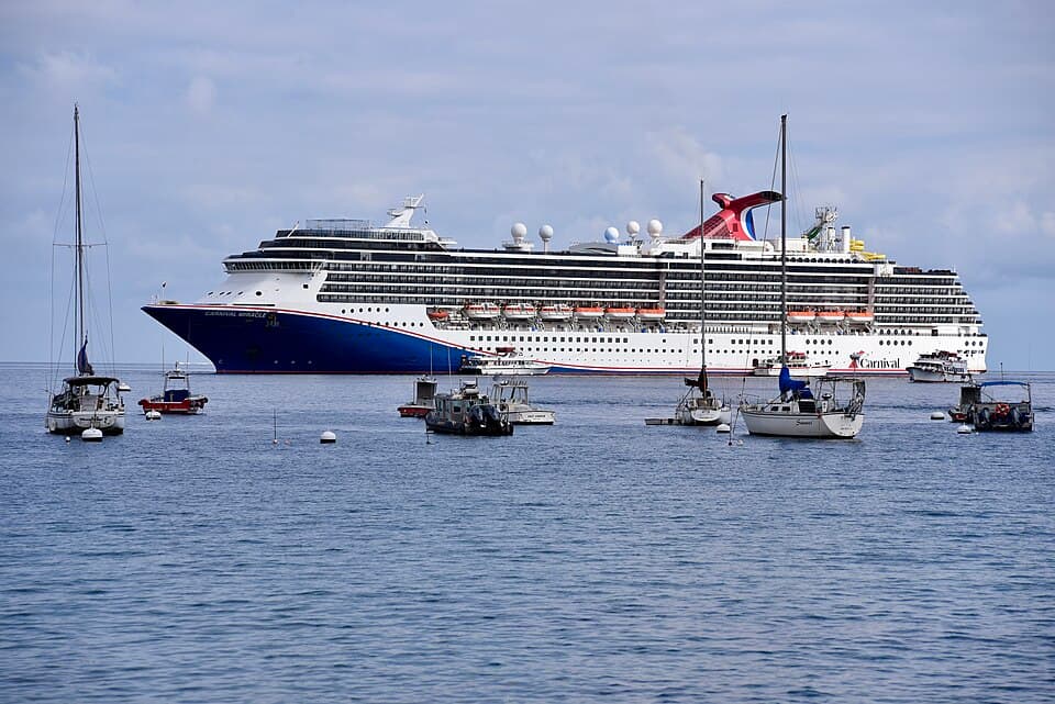 Carnival Miracle sailing from Seattle, Washington