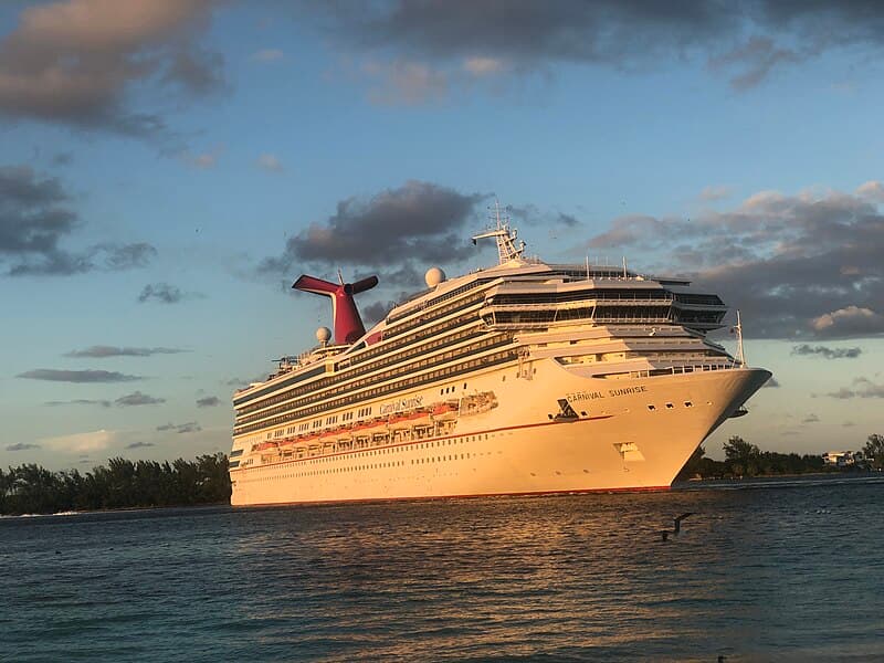 Carnival Sunrise sailing from Miami, Florida