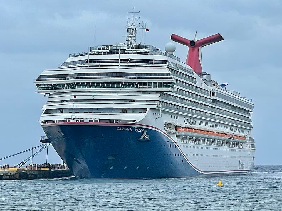 Carnival Valor sailing from New Orleans, Louisiana