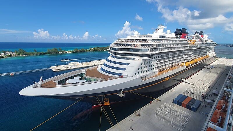 Disney Wish sailing from Port Canaveral, Florida