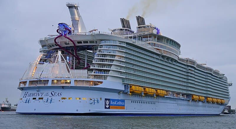 Harmony of the Seas sailing from Port Canaveral, Florida