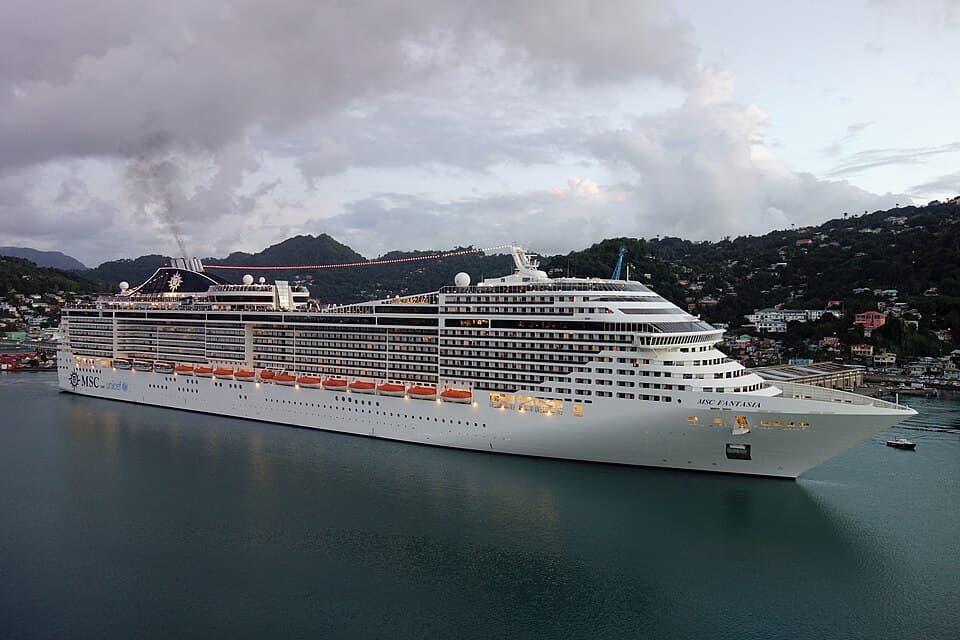 MSC Fantasia sailing from Istanbul, Turkey