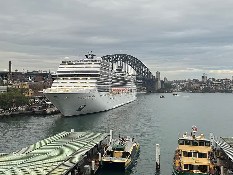 MSC Magnifica sailing from Copenhagen, Denmark
