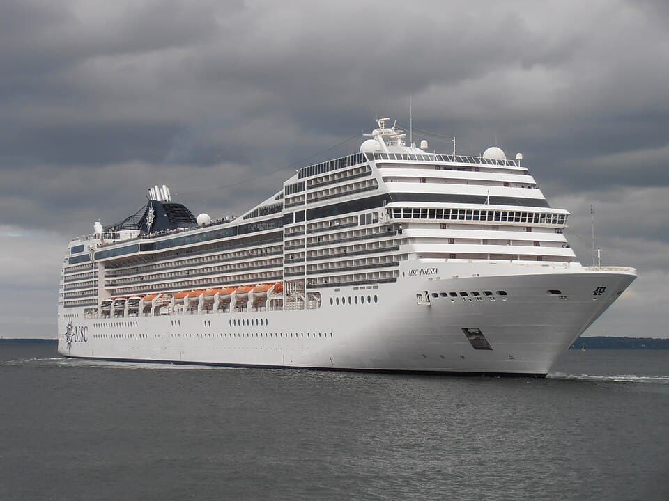 MSC Poesia sailing from Seattle, Washington