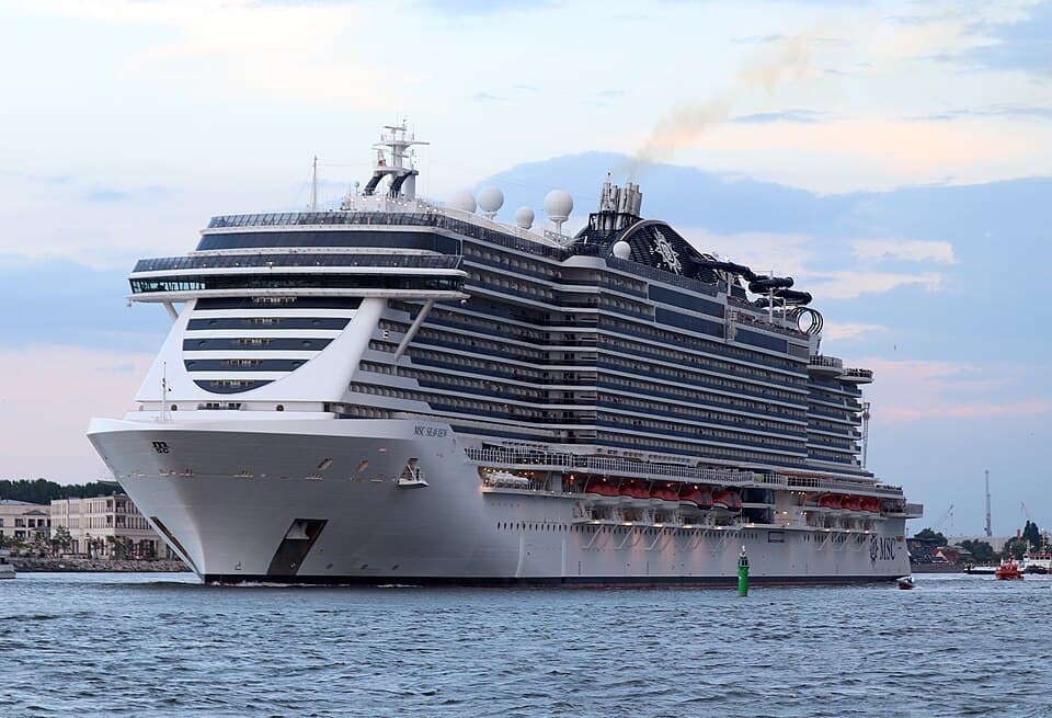 MSC Seaview sailing from Barcelona, Spain