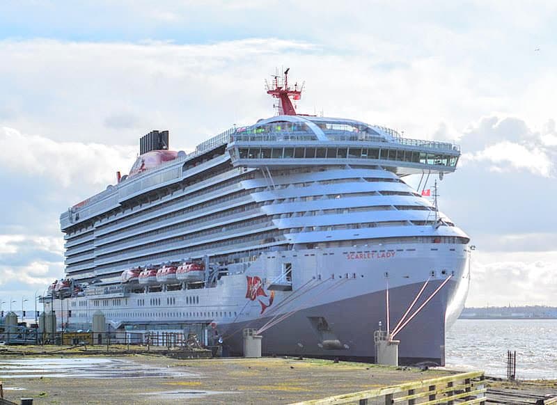Scarlet Lady sailing from Piraeus (Athens), Greece
