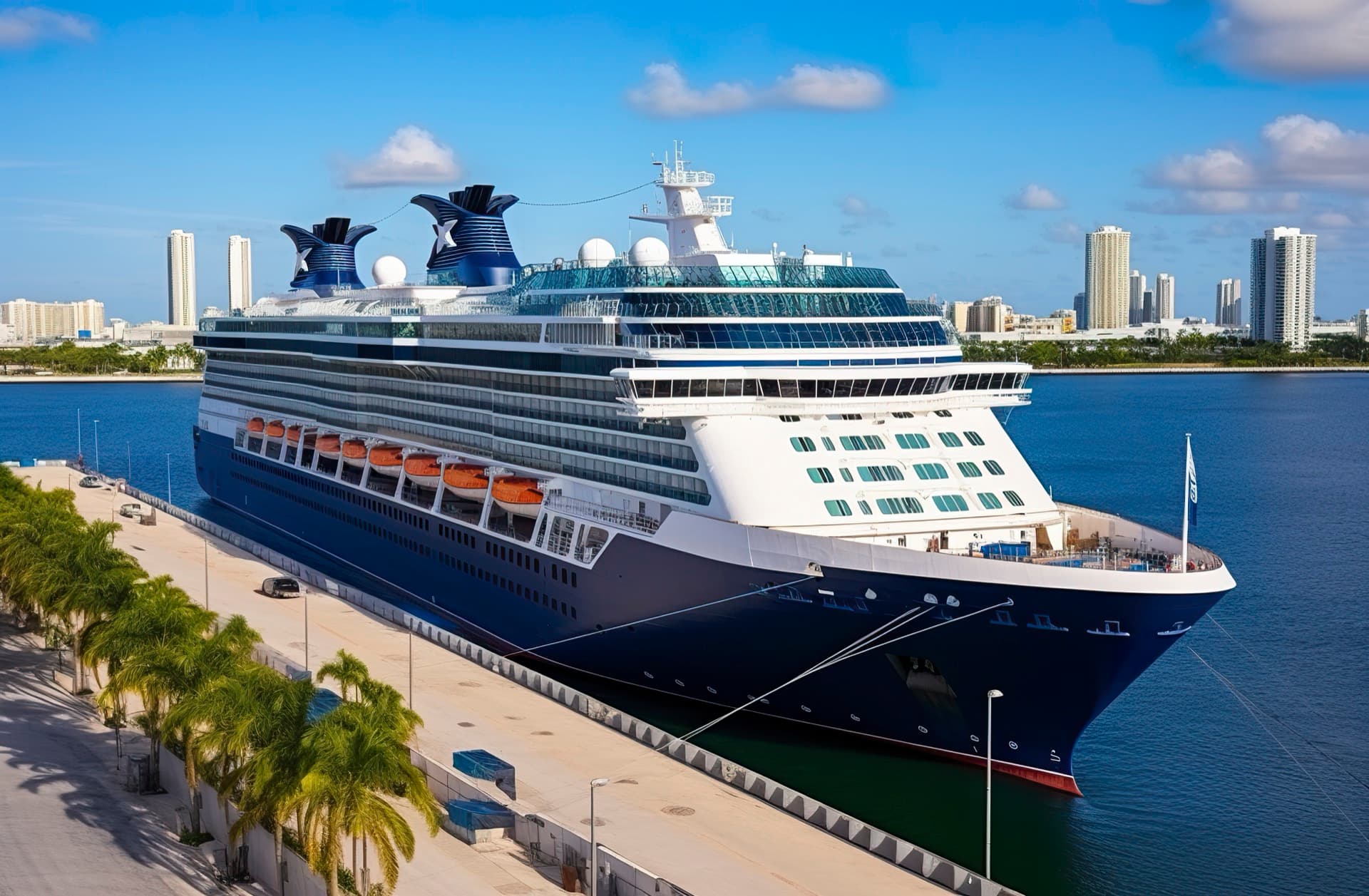 Tampa cruise port, Caribbean