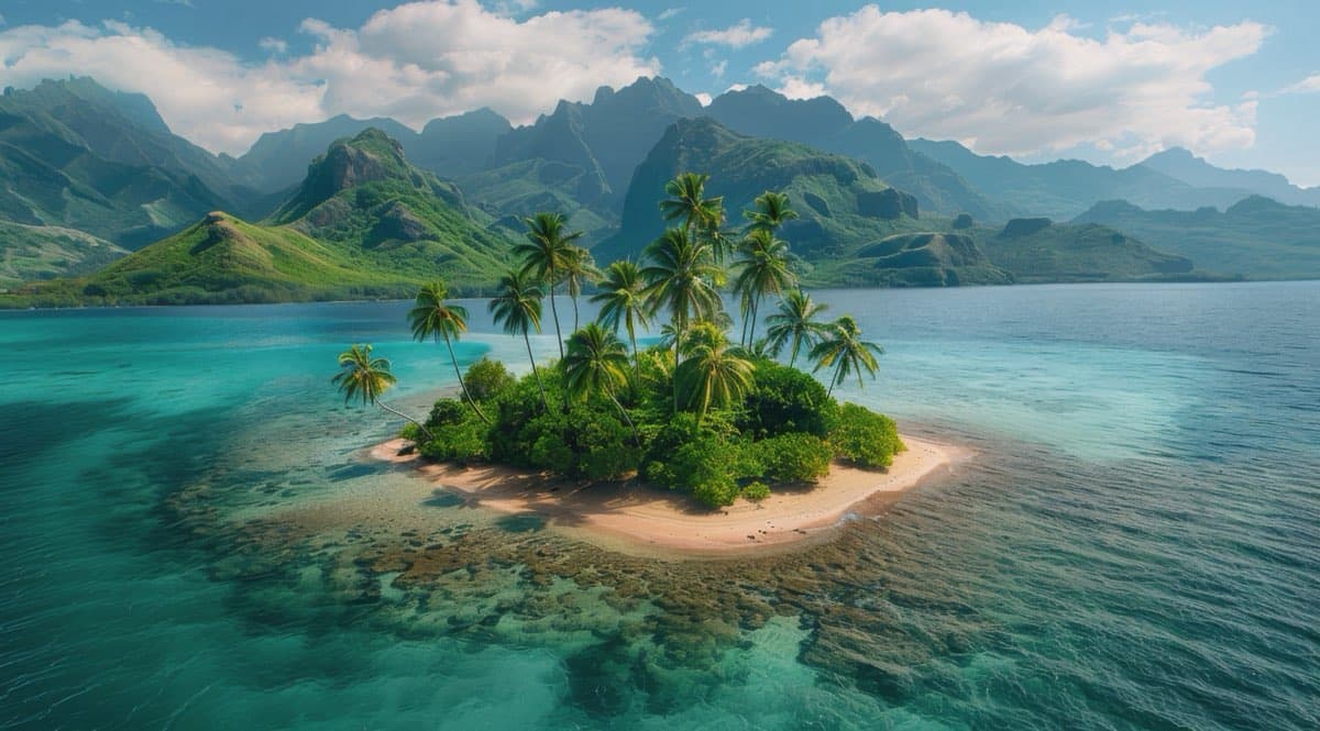 Star Breeze sailing from Papeete, Tahiti, French Polynesia