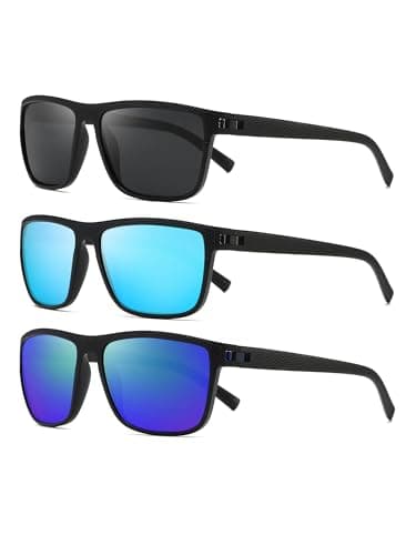 Polarized Sunglasses Men 3-Pack