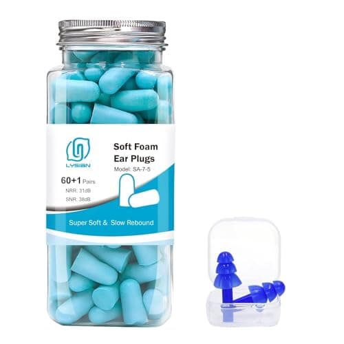 LYSIAN Foam Earplugs 60 Pairs