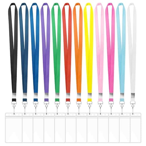 12-Pack Cruise Lanyards 12 Colors
