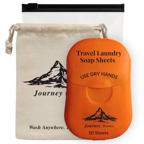 Travel Laundry Detergent Sheets 50-Pack