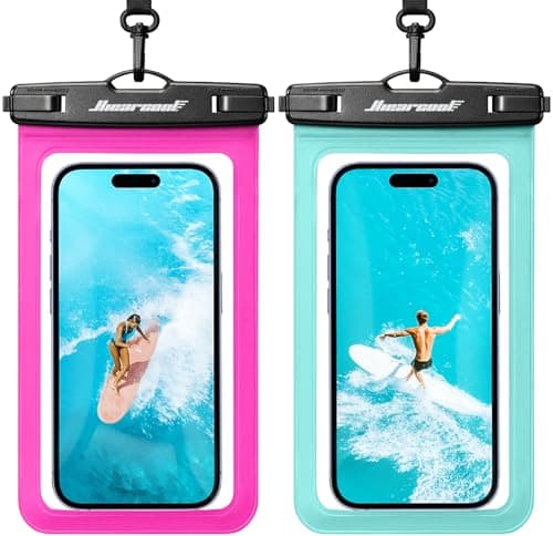 Hiearcool Waterproof Phone Pouch 2-Pack