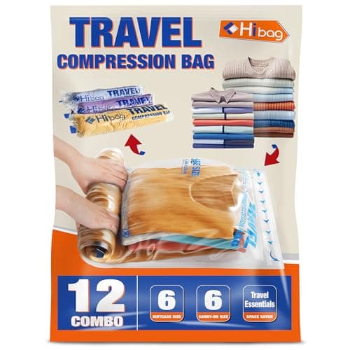 12-Pack Compression Bags Vacuum