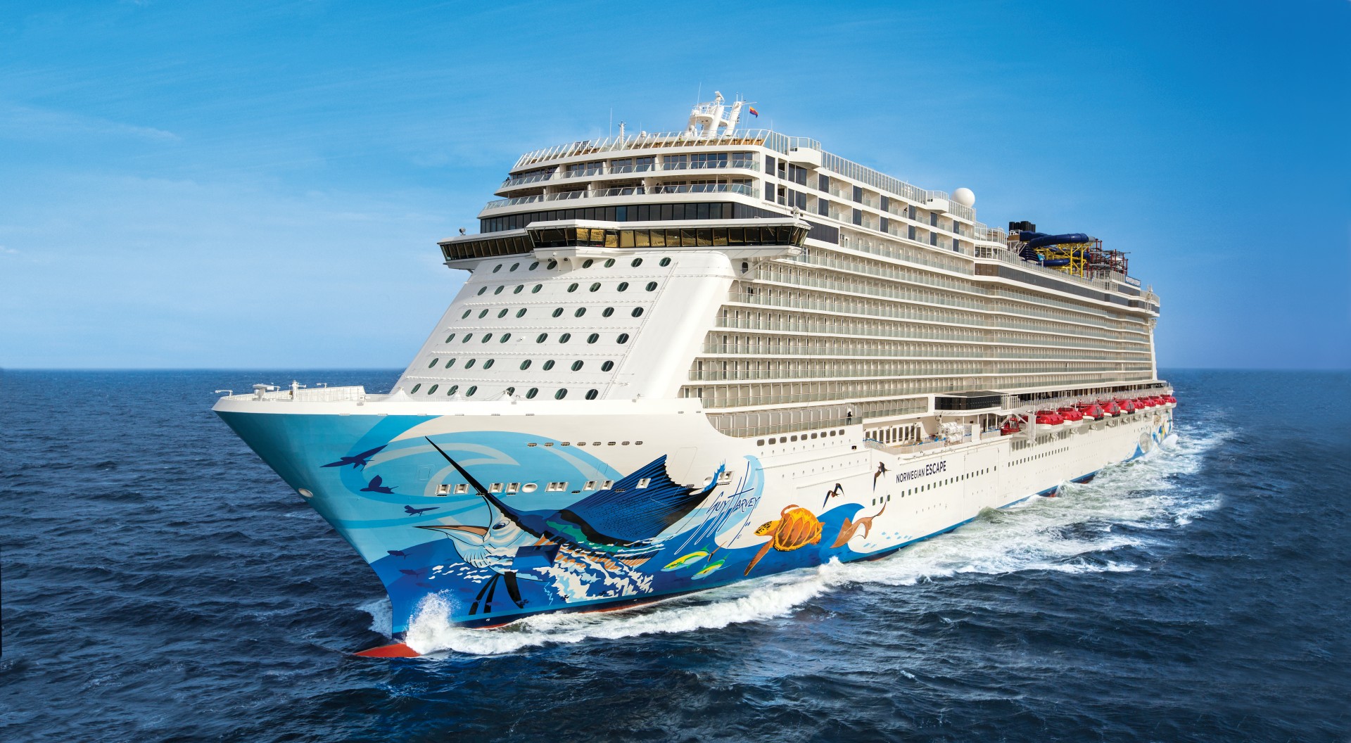 Norwegian Escape, Norwegian Escape - Aerial