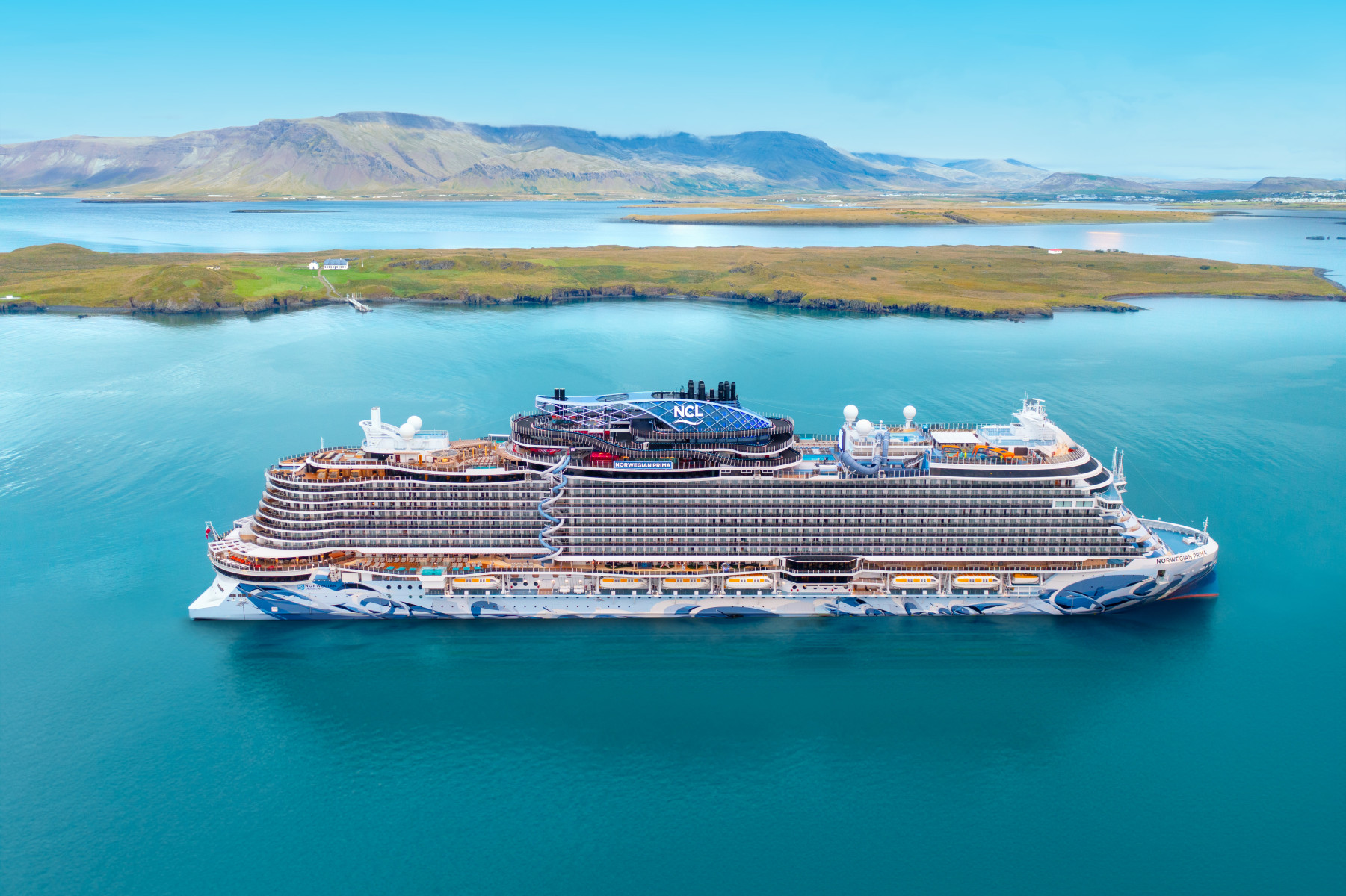 Norwegian Prima — Aerial view